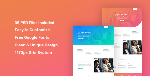 Bexts - Corporate PSD Template
