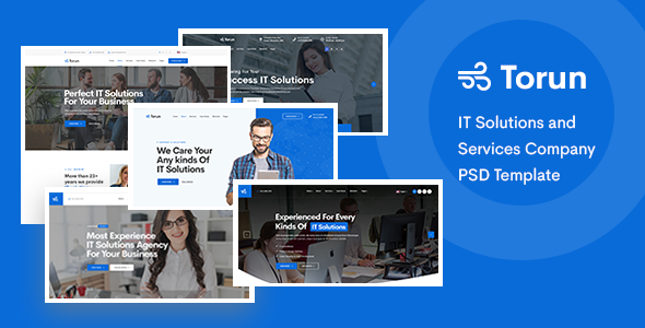 Torun | Technology IT Solutions & Services PSD Template