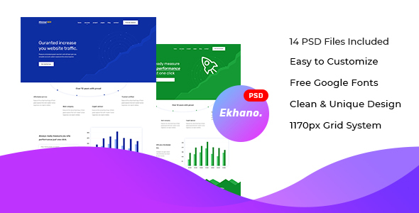 Ekhano - Corporate PSD Template