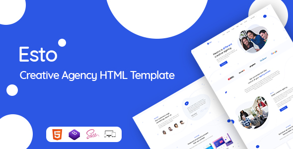 Esto - Creative Agency HTML Template product preview