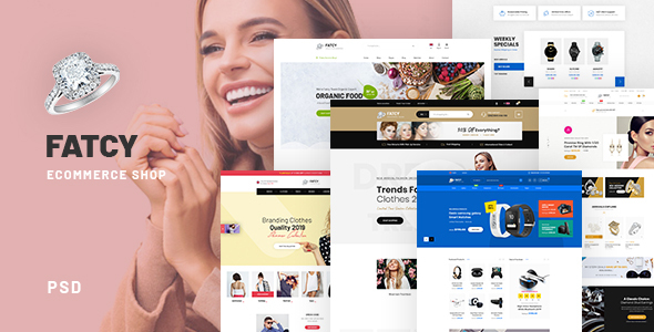 Fatcy Shopping - eCommerce PSD Template