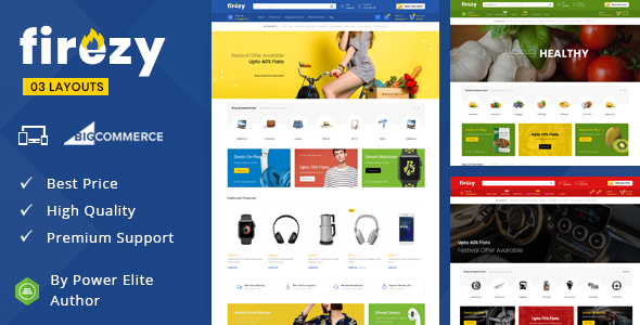 Firezy - Multipurpose Stencil BigCommerce Theme