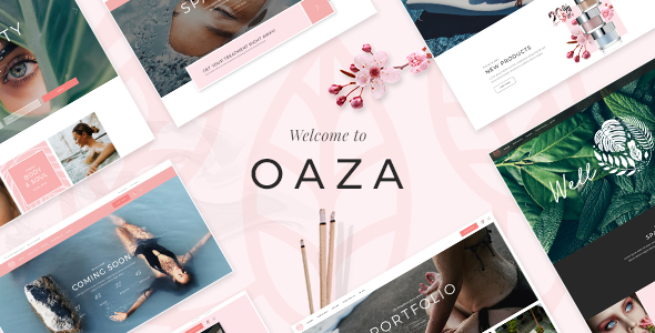 Oaza - Elegant Spa and Wellness WordPress Theme