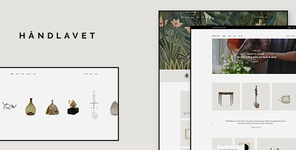Håndlavet - Art and Home Decor Shop WordPress Theme