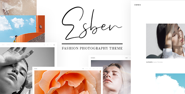 Esben - Elegant Fashion Photography WordPress Theme