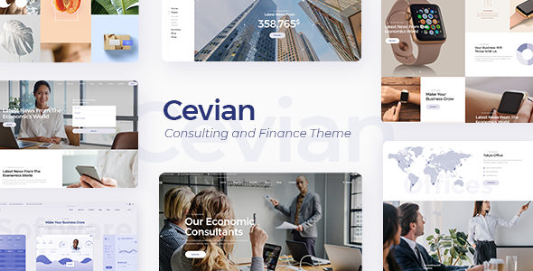 Cevian - Creative Agency and Startup WordPress Theme