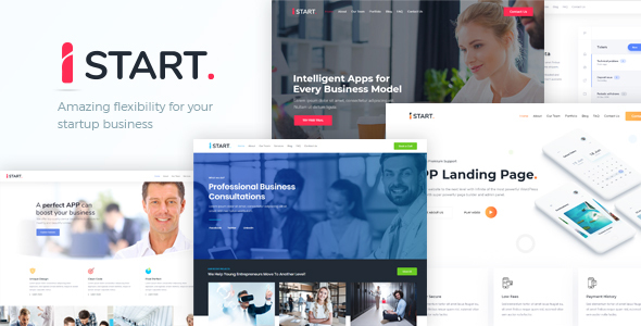 iStart – Startup & SaaS WordPress Theme