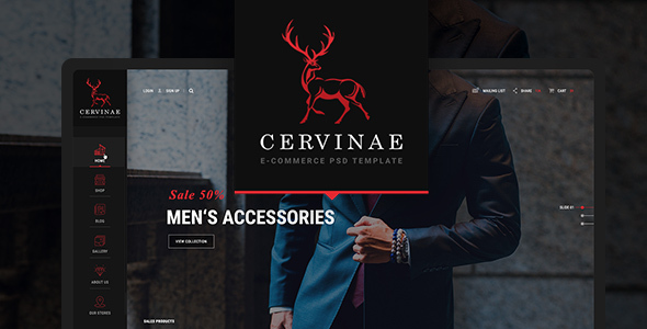 Cervinae - Modern E-commerce Website Template