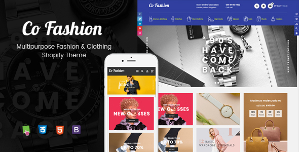 CoFashion - Multipurpose Drag & Drop Fashion Theme
