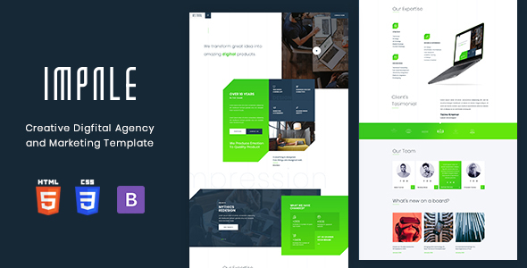 Impale - Digital Agency & Marketing Template