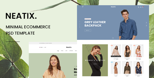 Neatix - Minimal eCommerce PSD Template