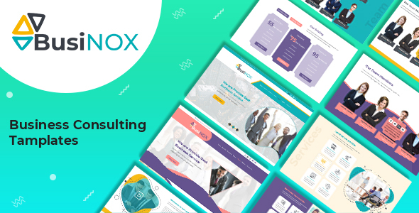 Preview image for Businox Business PSD - Sketch Template