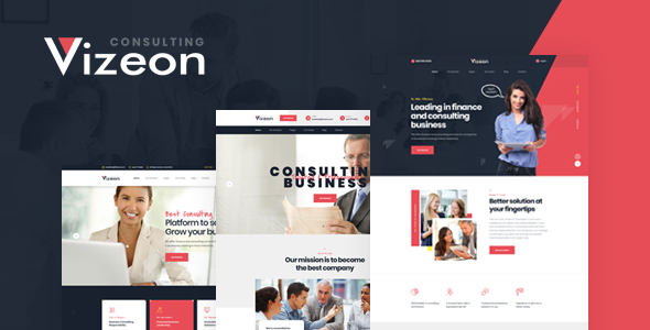 Vizeon - Business Consulting PSD Template listing image