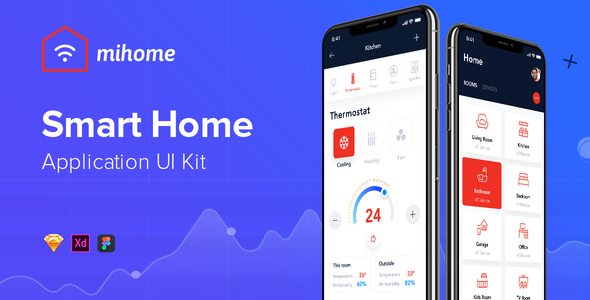 MIHOME - Smart Home UI Kit