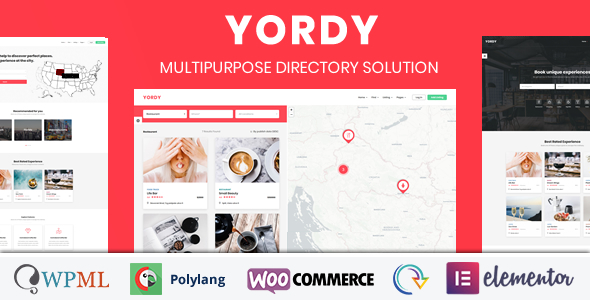 Yordy - Directory Listings WordPress Theme
