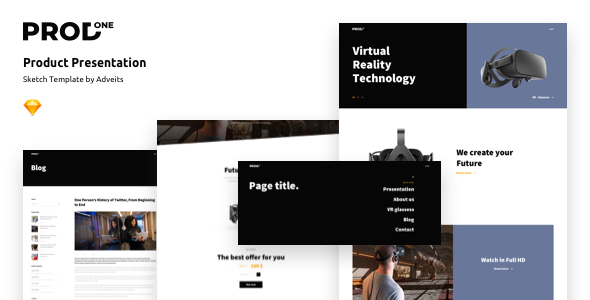Prodone - Product Presentation Sketch Template