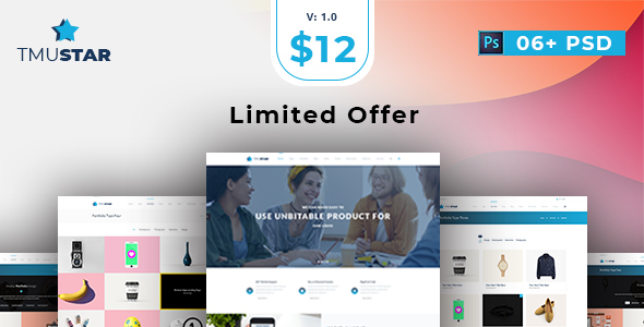Tmustar | Multi-Purpose PSD Template