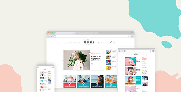 JOURNEY-Fashion & Lifestyle Blog PSD Template
