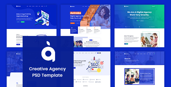 Astroke - PSD Template For Creative Agency