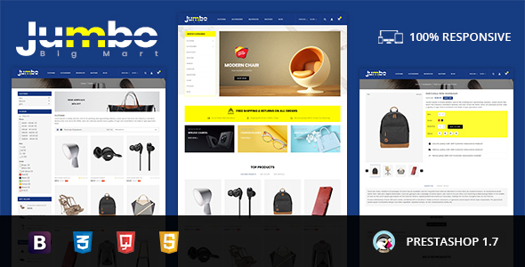 Jumbo - Big Mart Prestashop 1.7 - 9.x  Theme