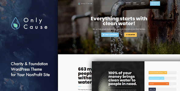 Only Cause - Charity & Foundation WordPress Theme