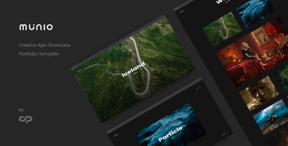 Munio - Creative HTML Ajax Portfolio Showcase Slider Template