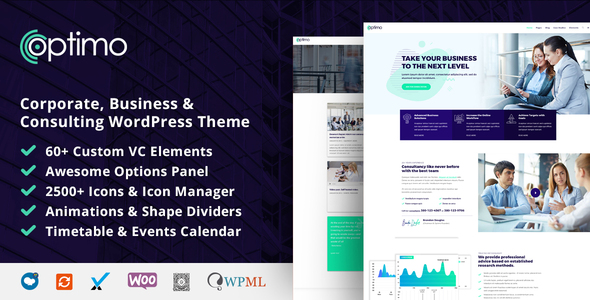 Optimo - Responsive Multi-Purpose WordPress Theme