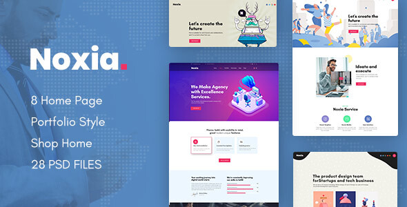Noxia - Creative Multipurpose Business PSD Template