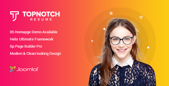 Sciome - Creative Resume & Portfolio Joomla Template 6 with Page Builder