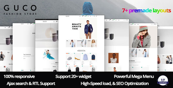 At Guco Fashion Premium Prestashop 1.7.6.x Theme