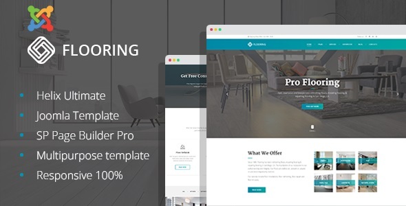 Flooring - Floor Repair / Refinish Joomla 6 Template