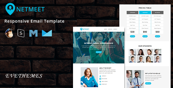 NetMeet - Responsive Email Template