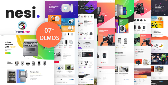 Bos Nesi Multipurpose Responsive Prestashop 1.7 Theme