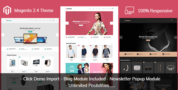 Euforia Black - Multipurpose Magento 2 Theme