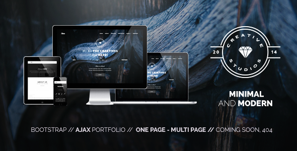 Product preview supplied for Hero - Minimal Multipurpose Portfolio