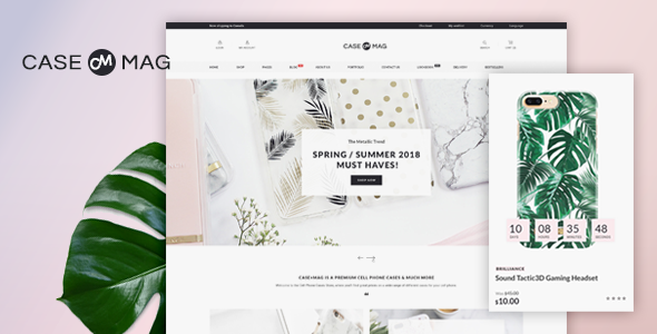 Casemag - Phone Accessories Prestashop AMP Theme