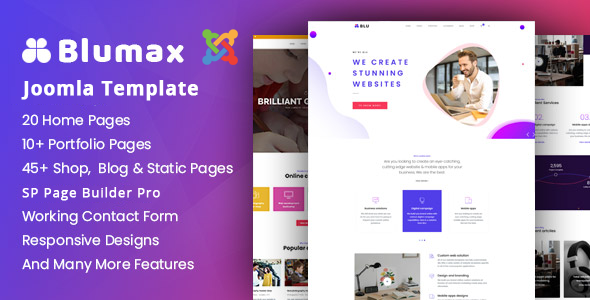 Blumax - Multipurpose Responsive Joomla 6 Template
