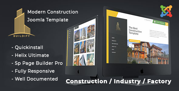 Buildify - Construction / Industry / Factory Joomla 6 Template