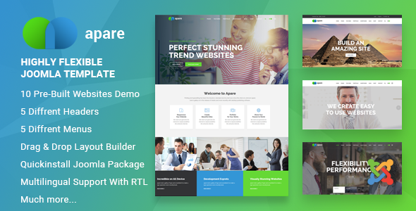 Apare - Responsive Multipurpose Joomla 6 Template