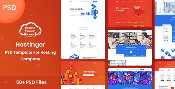 Hostinger - PSD Template For Hosting Company