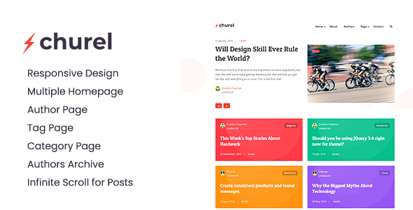 Churel - Modern and Clean Jekyll Blog Theme