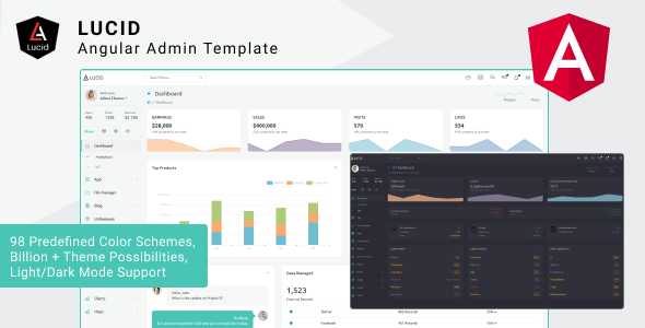 LUCID | Angular 18+, 17, 16, and 15 Admin Dashboard Template