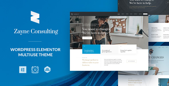 Zayne - Business Finance WordPress Theme
