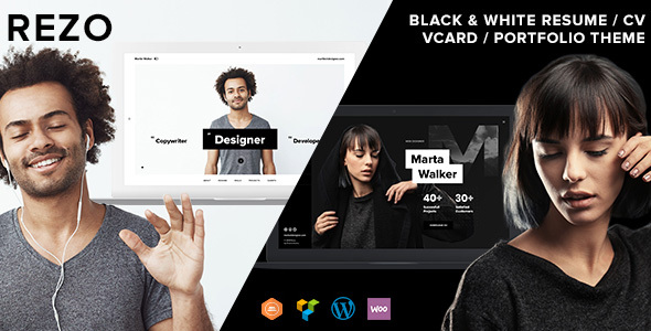 Rezo - Resume, vCard, CV WordPress Theme