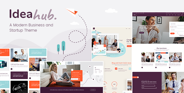 Ideahub - Modern Startup WordPress Theme