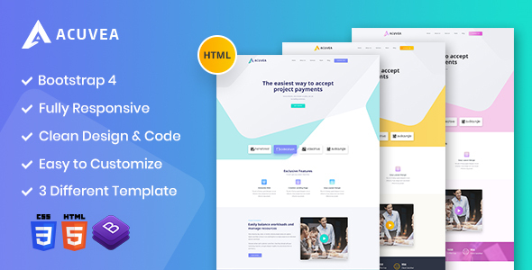 Acuvea - Responsive Multipurpose HTML Template