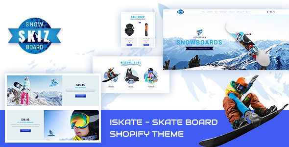 Skiz | Single Product Shop, Sports Shopify Theme