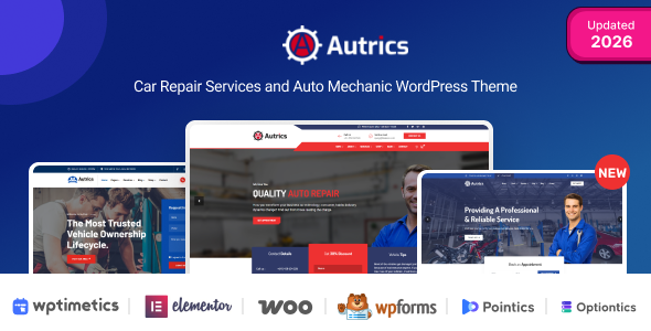 Autrics | Car Services and Auto Mechanic WordPress Theme