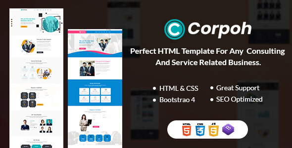 Preview image for Corpoh - The Multi-Purpose HTML5 Template