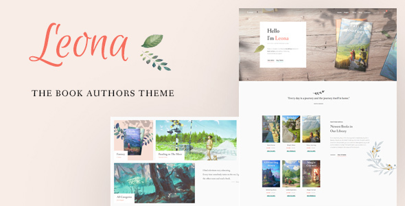 Leona - WordPress Theme for Book Writers and Authors